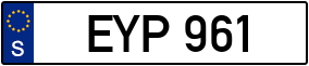 Truck License Plate